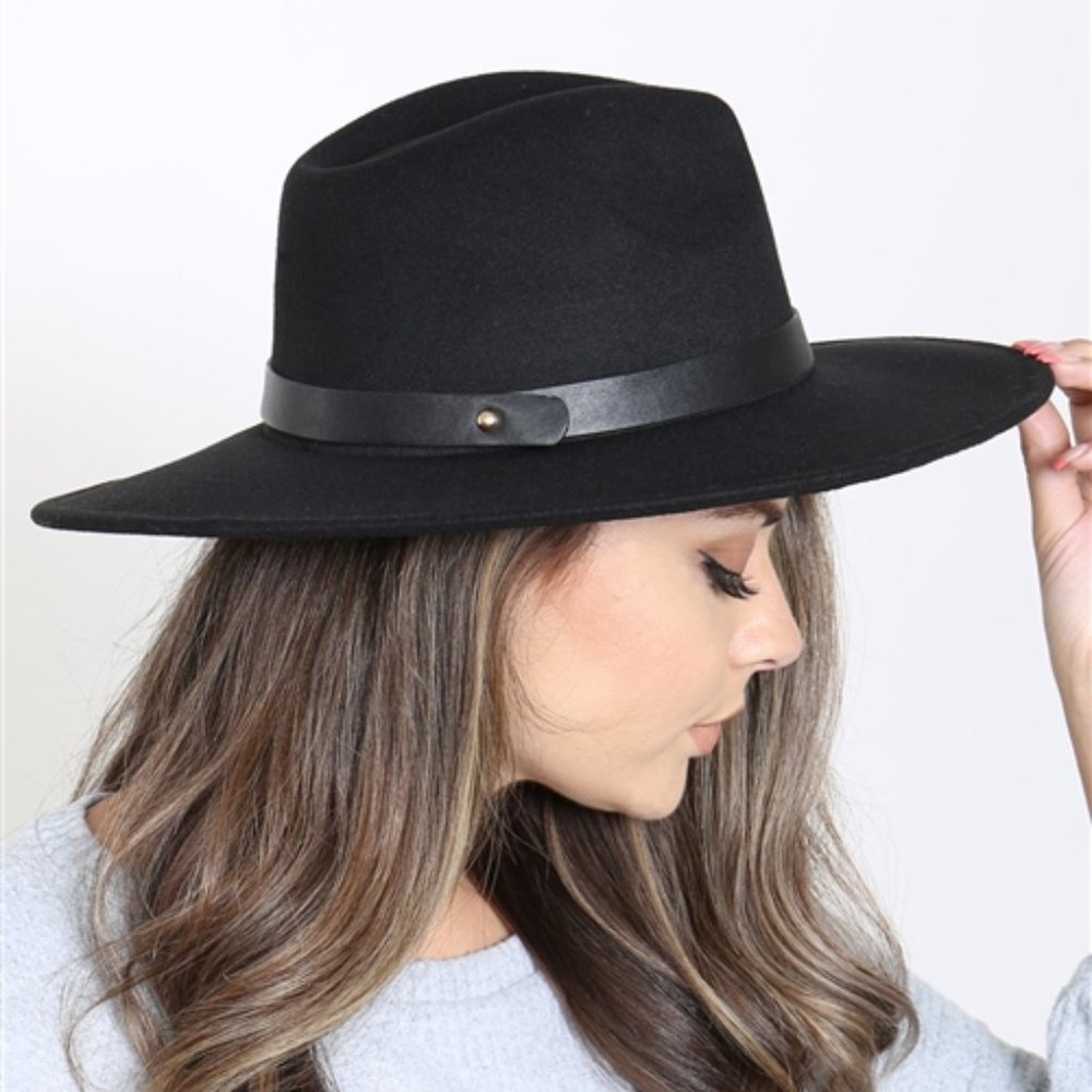 3 colors CHIC DOLLZ Timeless Wide Brim Hat - Picture 6 of 8